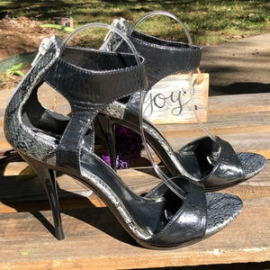 MAX Rave Snake Skin Stiletto Heels